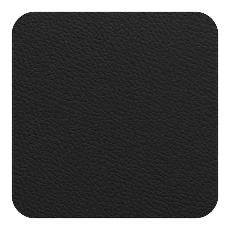 Preview: Fleximats Untersetzer, 4er Set, 10x10cm, Cognac/Schwarz
