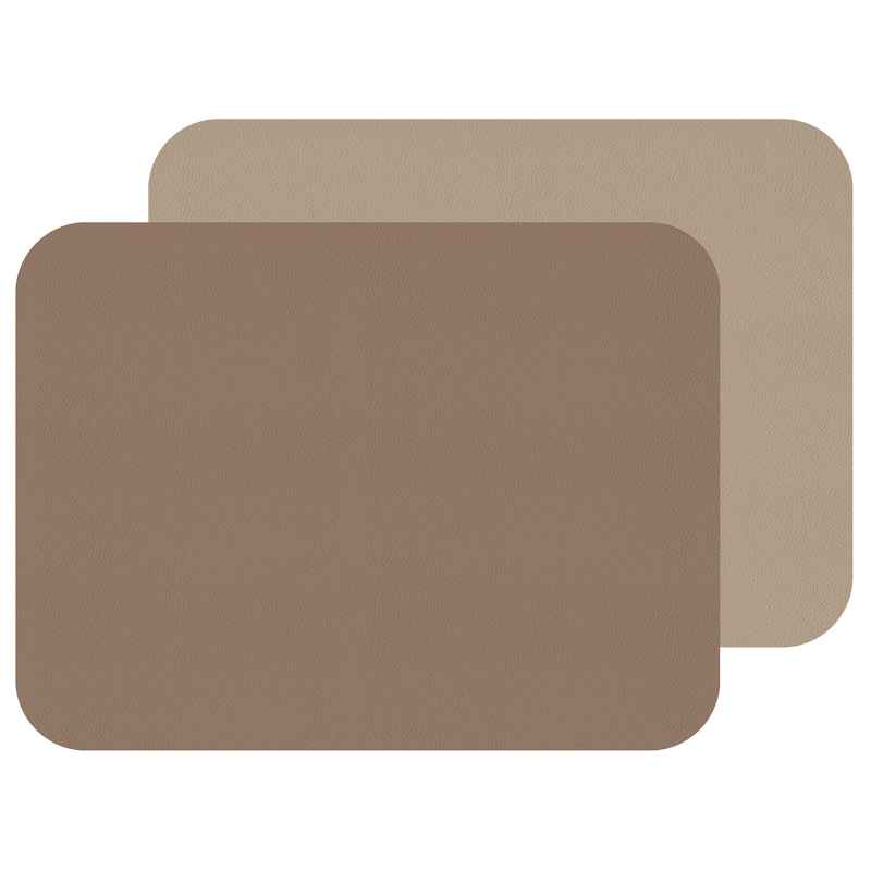 Preview: Fleximats Platzsets, 2er Sets, 46x33cm, Taupe/Beige