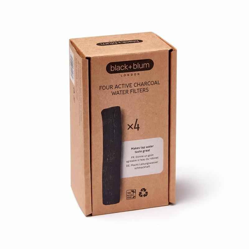 Preview: 4 Aktivkohlefilter in Geschenkbox, Binchotan Aktivkohle
