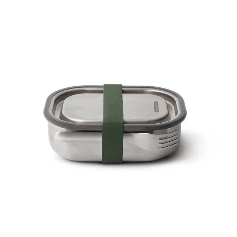 Preview: Lunch Box 600 ml Edelstahl Olive