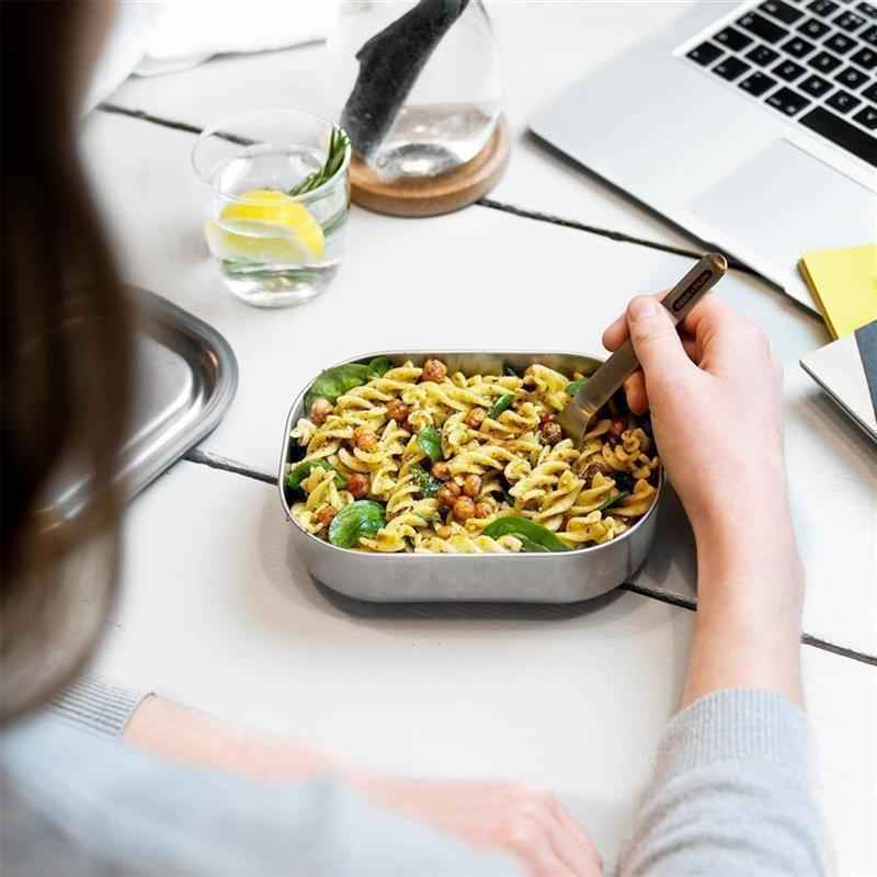 Preview: Lunch Box 600 ml Edelstahl Olive