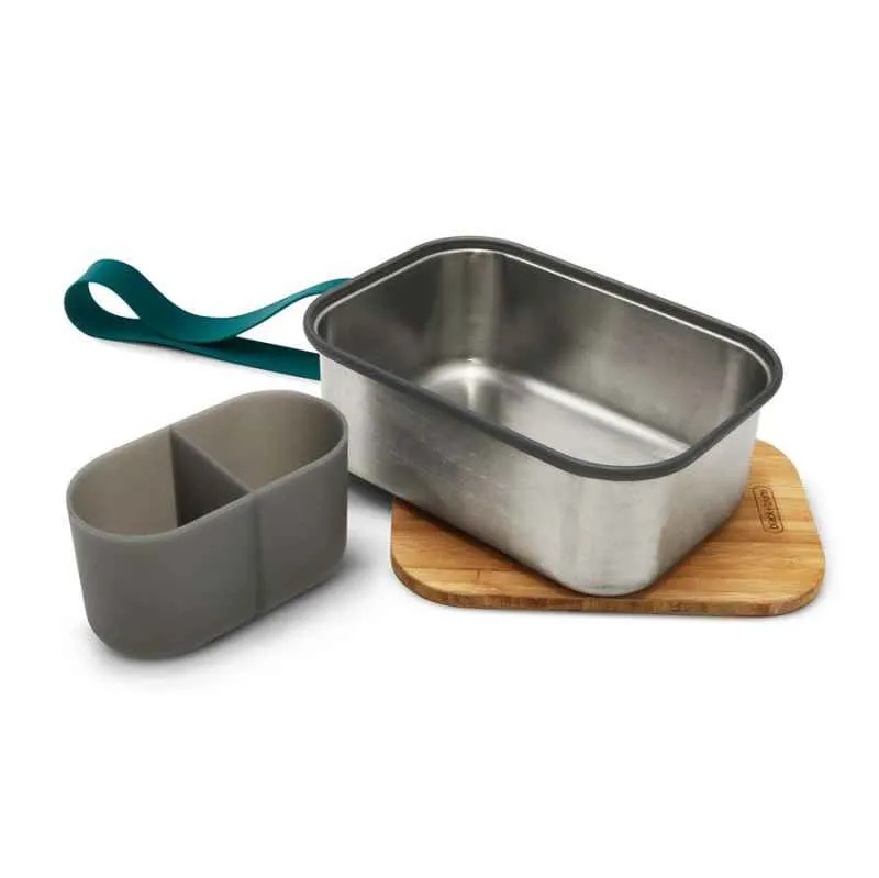 Sandwich Box 1250 ml Edelstahl Ozean