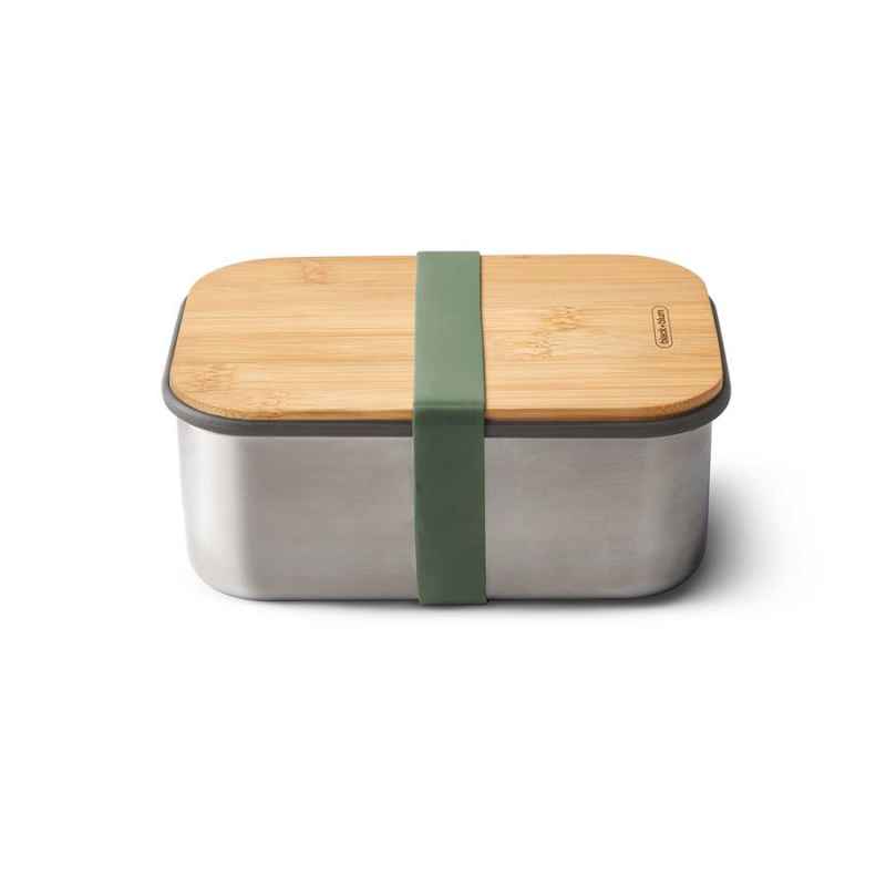 Preview: Sandwich Box 1250 ml Edelstahl Olive