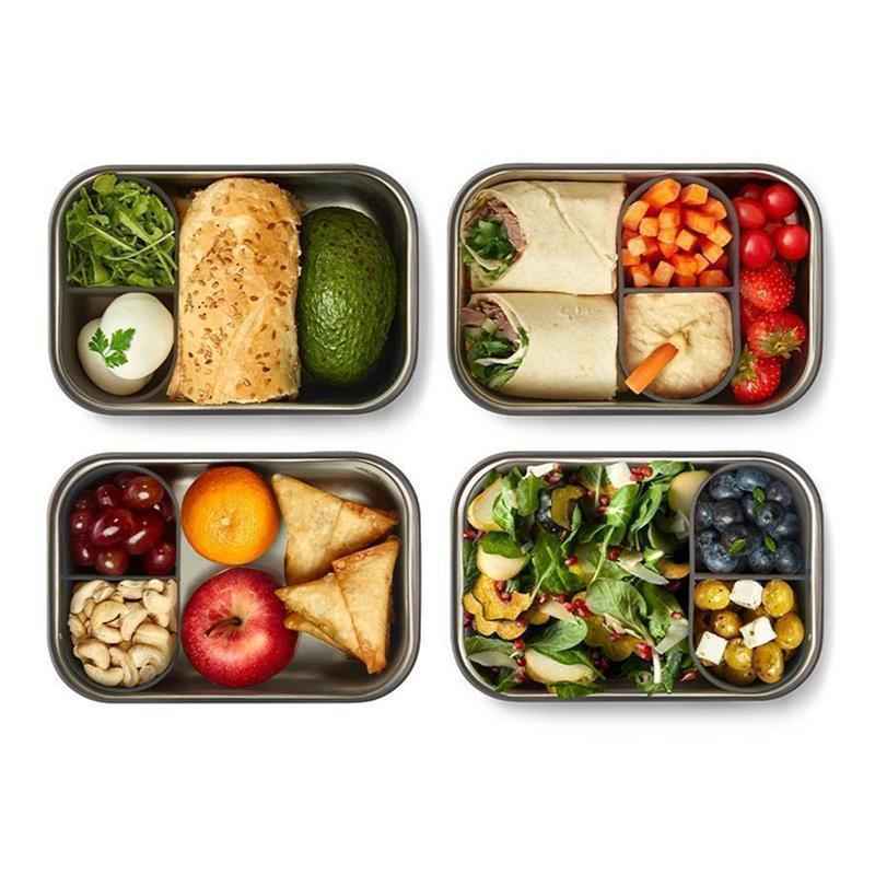 Preview: Sandwich Box 1250 ml Edelstahl Ozean