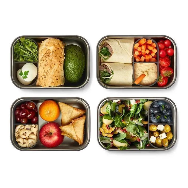 Sandwich Box 1250 ml Edelstahl Ozean