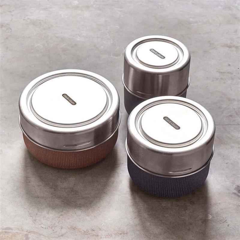 Preview: Lunchbecher 600 ml aus Glas mit Schutzhülle, Schiefer