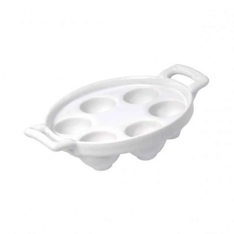 SCHNECKENPFANNE ( für 6 Schnecken) Weiss