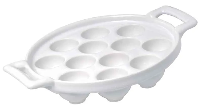 SCHNECKENPFANNE (für 12 Schnecken) Weiss