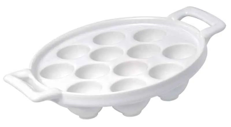 SCHNECKENPFANNE (für 12 Schnecken) Weiss