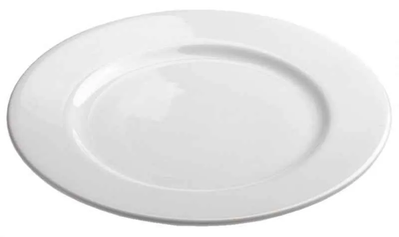 ALASKA DESSERTTELLER 17 cm Weiss