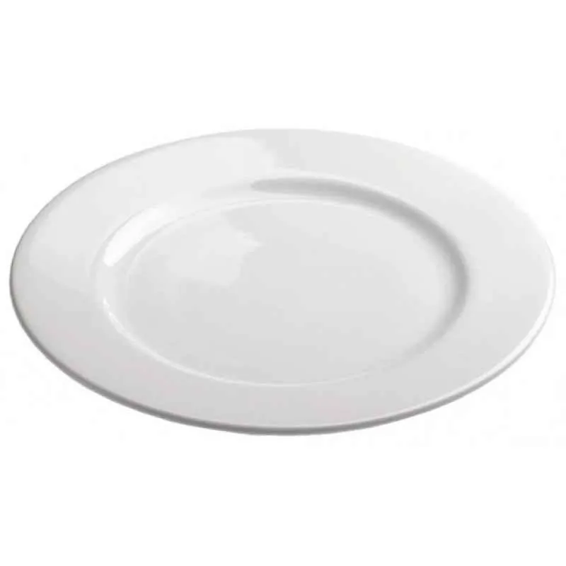 ALASKA TELLER,FLACH 30 CM Weiss