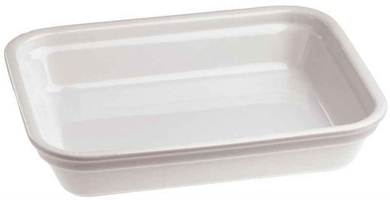 Preview: AUFLAUFFORM, RECHTECKIG Weiss 150 cl REVOL