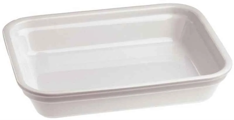 AUFLAUFFORM, RECHTECKIG Weiss 150 cl REVOL