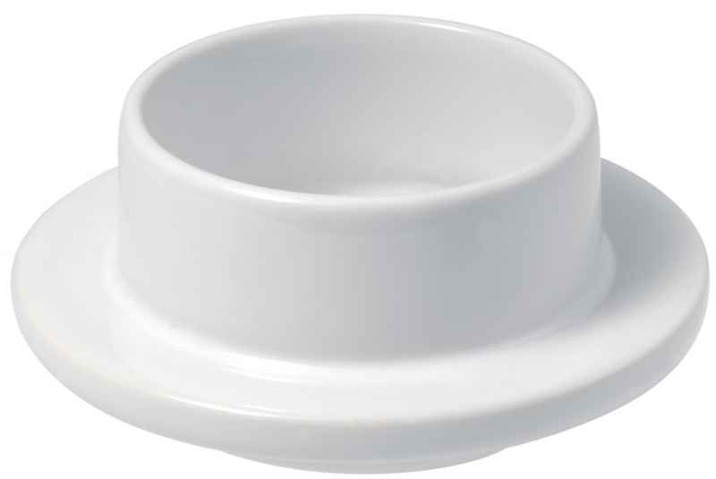 Preview: BUTTERDOSE OHNE DECKEL 9 cm Weiss