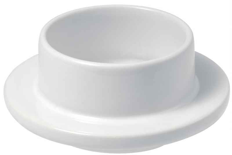 Preview: BUTTERDOSE OHNE DECKEL 9 cm Weiss