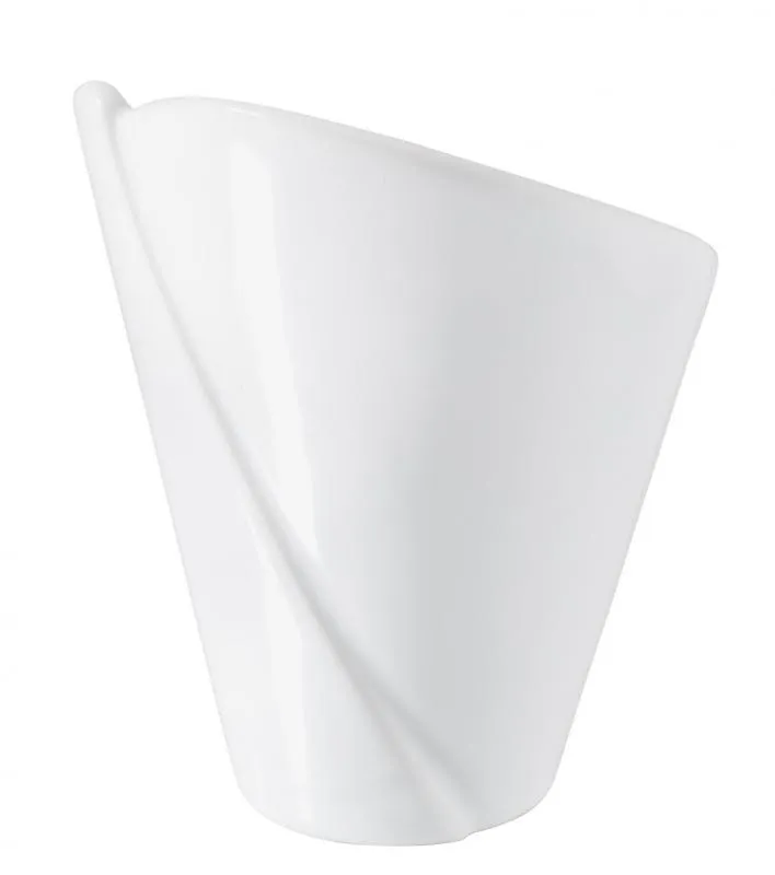 POMMESTÜTE KEGEL MINI 6 cm Weiss