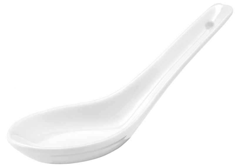 Preview: Amuse Gueule / Chinesischer Löffel 13 cm Weiss