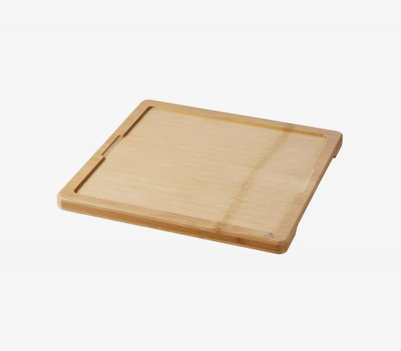HOLZTABLETT 29,2 x 29,2 cm für Steakteller 25 x 25 cm Bambus