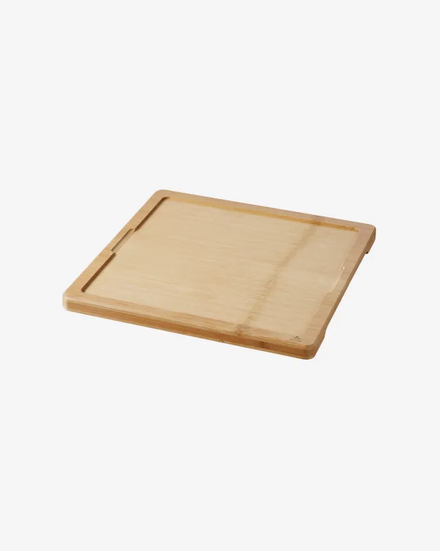 Preview: HOLZTABLETT 29,2 x 29,2 cm für Steakteller 25 x 25 cm Bambus