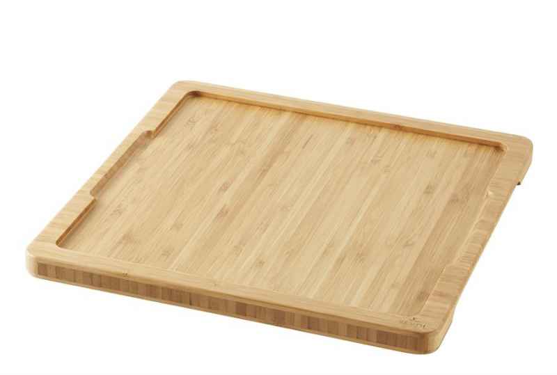 Preview: HOLZTABLETT 29,2 x 29,2 cm für Steakteller 25 x 25 cm Bambus