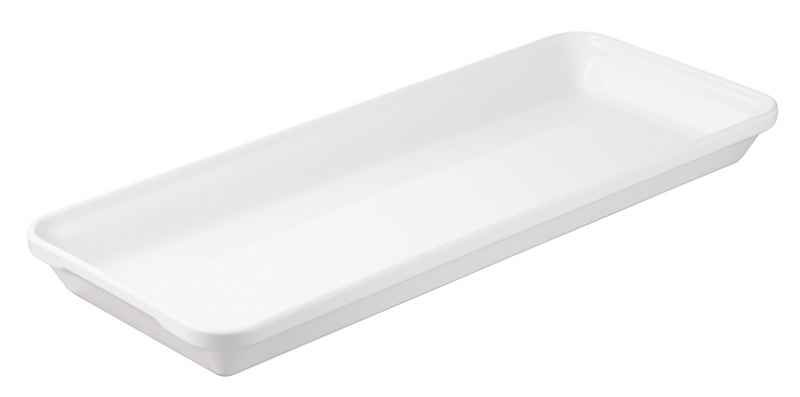 Preview: LONDRES RECHTECKIGE AUFLAUFFORM 49,5 x 20 x 4,5 cm Weiss REVOL