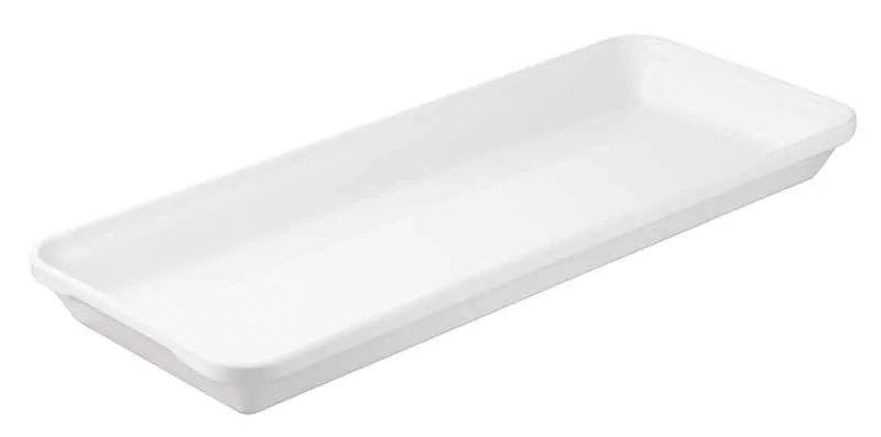 LONDRES RECHTECKIGE AUFLAUFFORM 49,5 x 20 x 4,5 cm Weiss REVOL