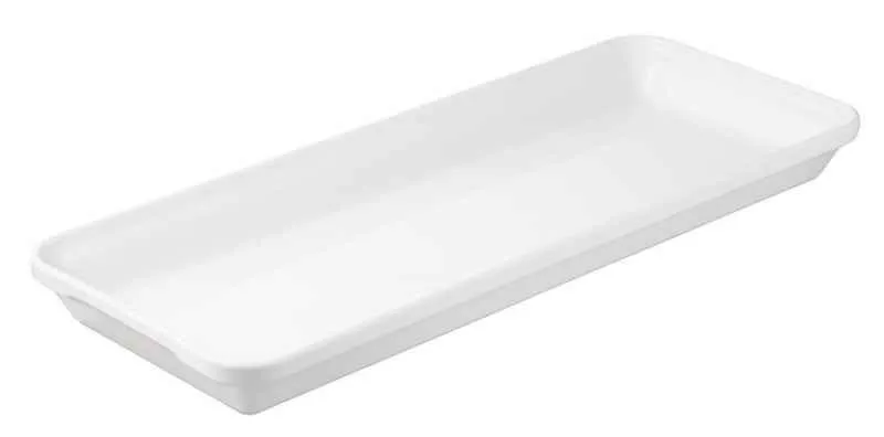 LONDRES RECHTECKIGE AUFLAUFFORM 49,5 x 20 x 4,5 cm Weiss REVOL