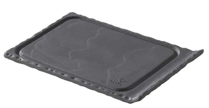 PLATTE/ STEAKTELLER/ BURGERTELLER/ SERVIERPLATTE 11,5 cm Matt schiefer