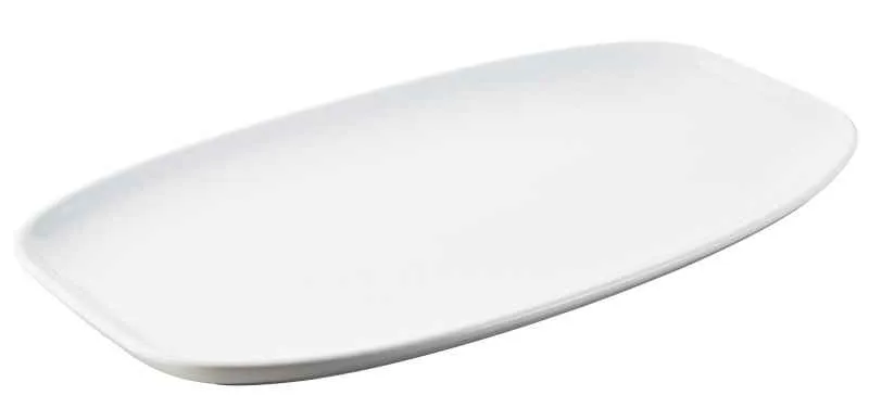 CLUB TELLER/ PLATTE/ SERVIERPLATTE 36 x 21 cm Weiss
