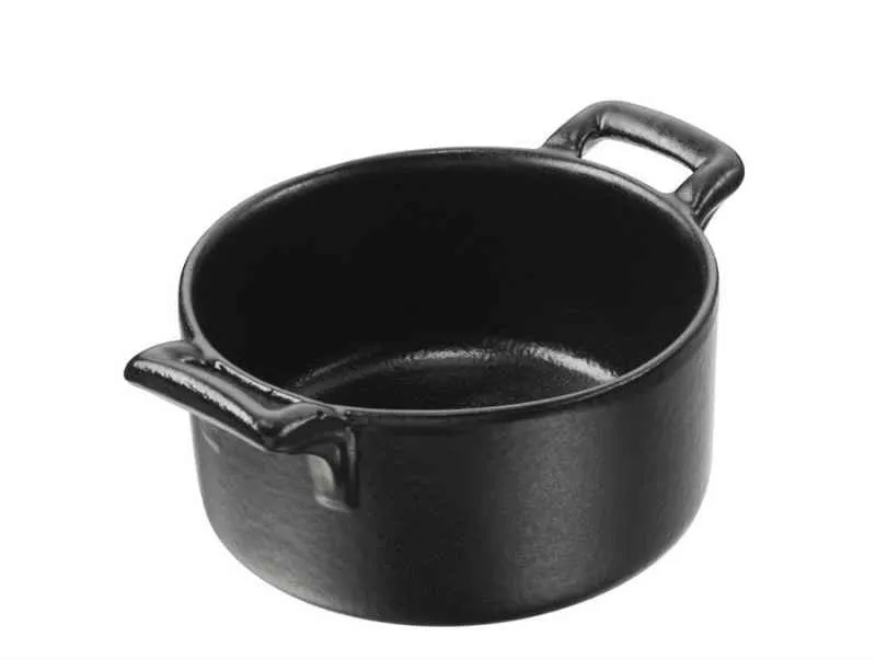 RAGOUTFÖRMCHEN 8 cl RUND Gusseisenoptik