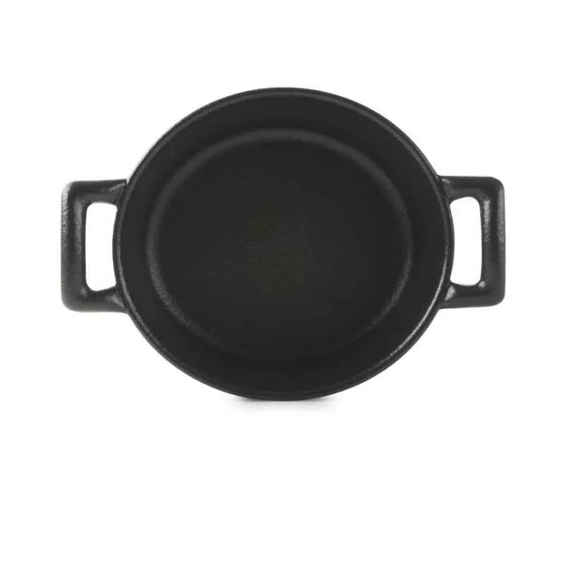 KASSEROLLE OHNE DECKEL 25CL Gusseisenoptik