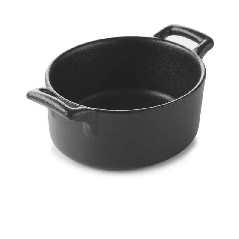KASSEROLLE OHNE DECKEL 25CL Gusseisenoptik