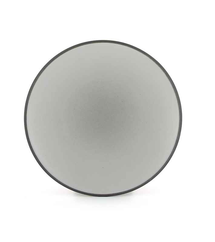 Preview: EQUINOXE FLACHER TELLER/BROTTELLER 16 cm Pfeffer