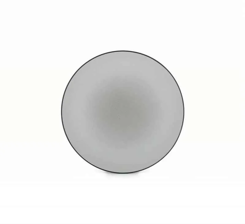 EQUINOXE FLACHER TELLER/DESSERTTELLER 21,5 cm Pfeffer