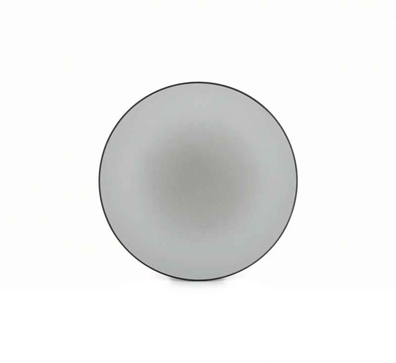 Preview: EQUINOXE FLACHER TELLER/DESSERTTELLER 21,5 cm Pfeffer