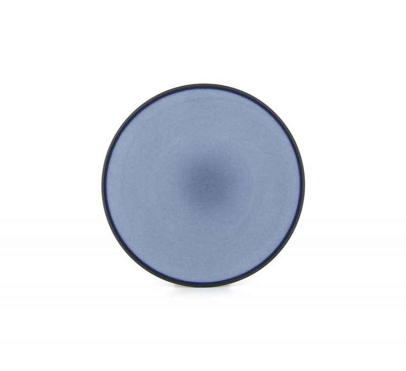 Preview: EQUINOXE FLACHER TELLER/DESSERTTELLER 21,5 cm Cirrusblau
