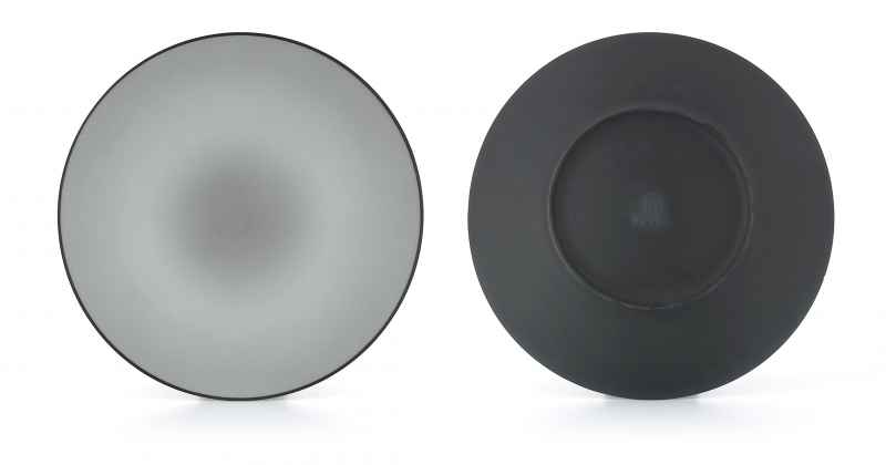 Preview: EQUINOXE FLACHER TELLER/PLATZTELLER 31,5 cm Pfeffer