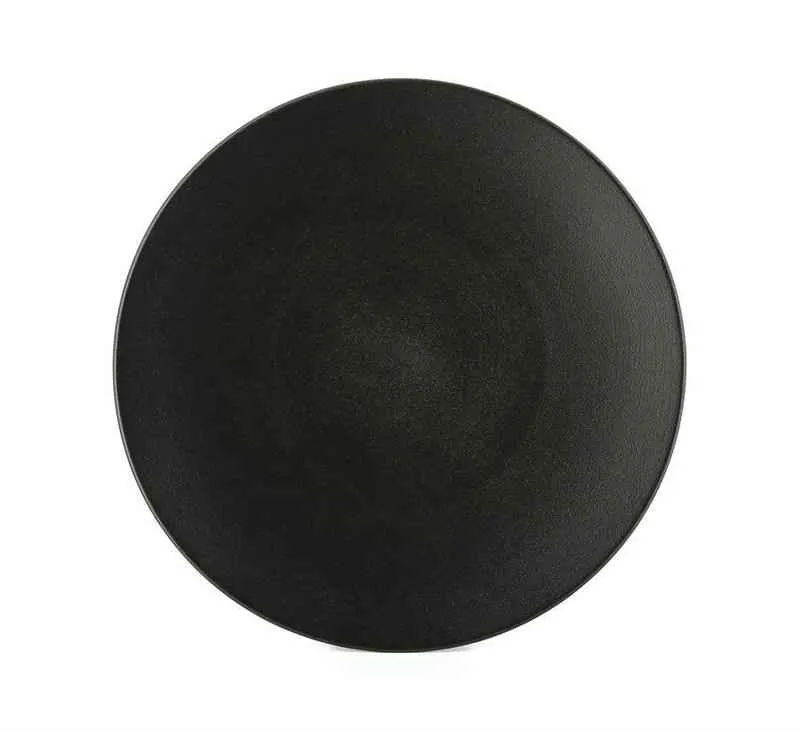 EQUINOXE FLACHER TELLER/PLATZTELLER 31,5 cm Gusseisener optik