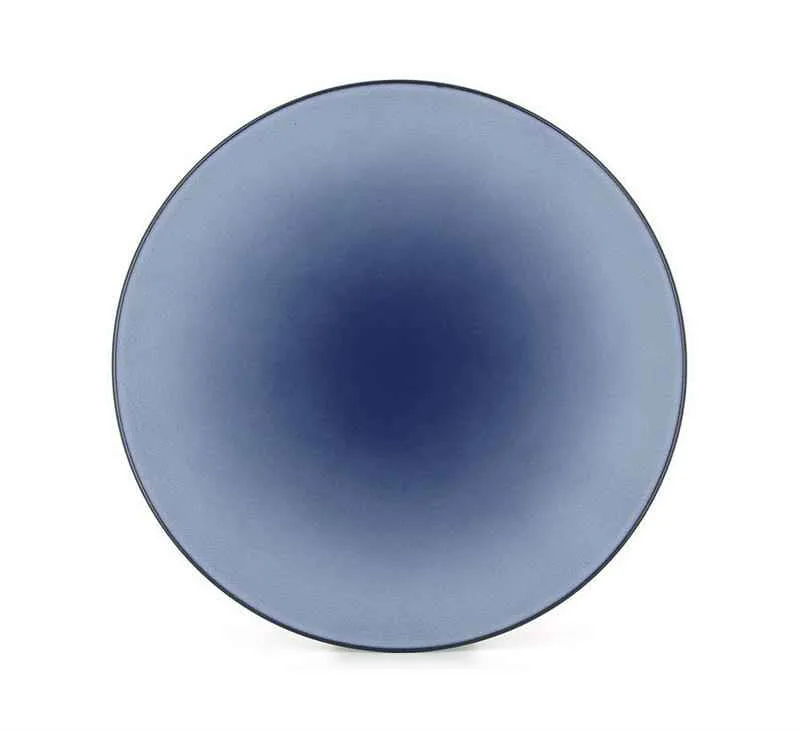 EQUINOXE FLACHER TELLER/PLATZTELLER 31,5 cm Cirrusblau