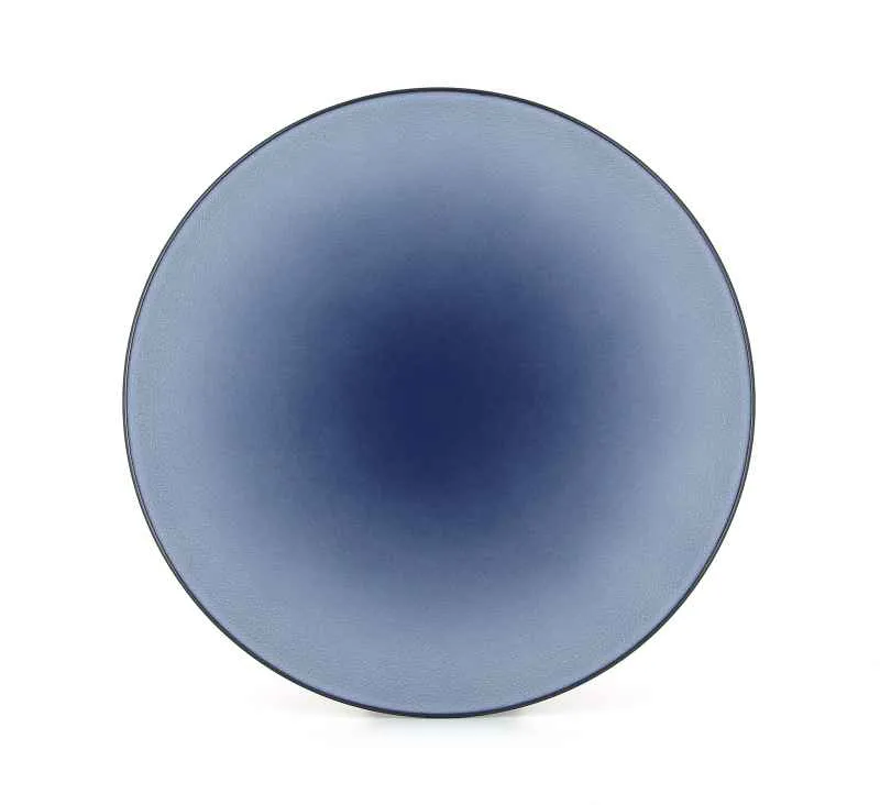 EQUINOXE FLACHER TELLER/PLATZTELLER 31,5 cm Cirrusblau