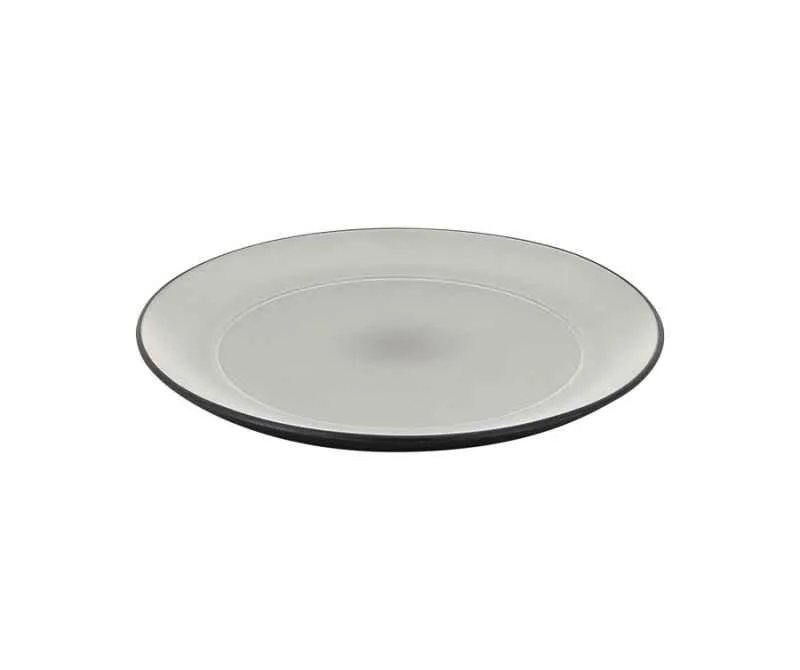 EQUINOXE FLACHER TELLER FÜR DIM SUM 22 CM Pfeffer