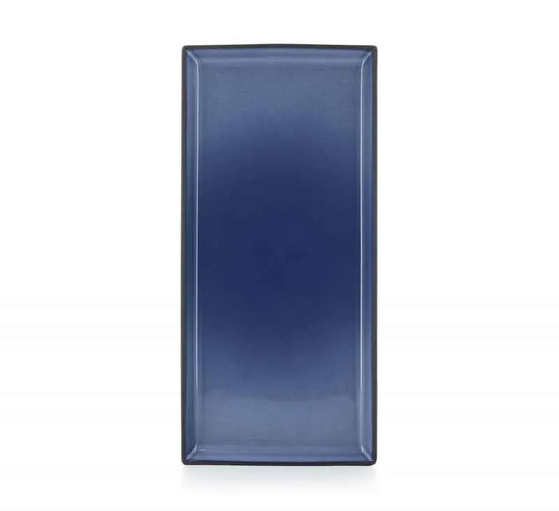 EQUINOXE RECHTECKIGE PLATTE/RECHTECKIGER TELLER 32,5 cm Cirrusblau