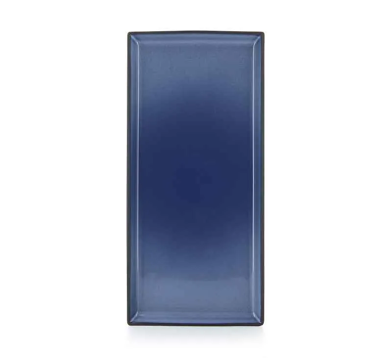 EQUINOXE RECHTECKIGE PLATTE/RECHTECKIGER TELLER 32,5 cm Cirrusblau