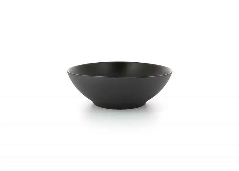 EQUINOXE SUPPENSCHÜSSEL/COUPTELLER 19CM Gusseisener optik