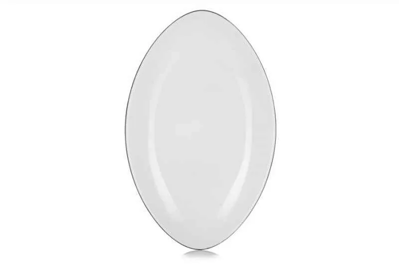 EQUINOXE SERVIERTELLER 35 cm Weiss Kumulus