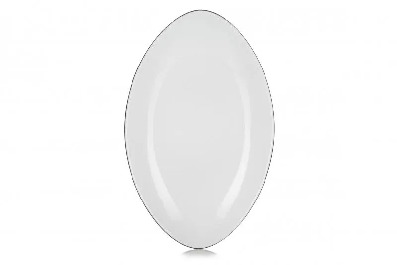 EQUINOXE SERVIERTELLER 35 cm Weiss Kumulus