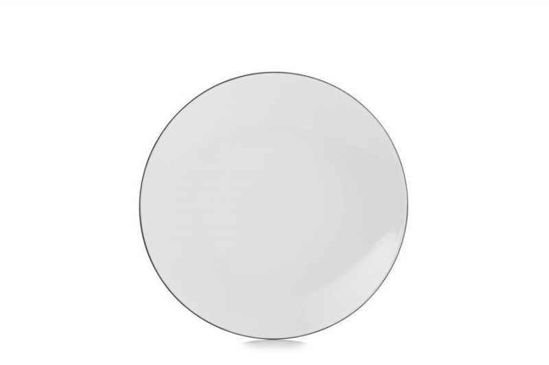 Preview: EQUINOXE FLACHER TELLER 24 cm Weiss Kumulus
