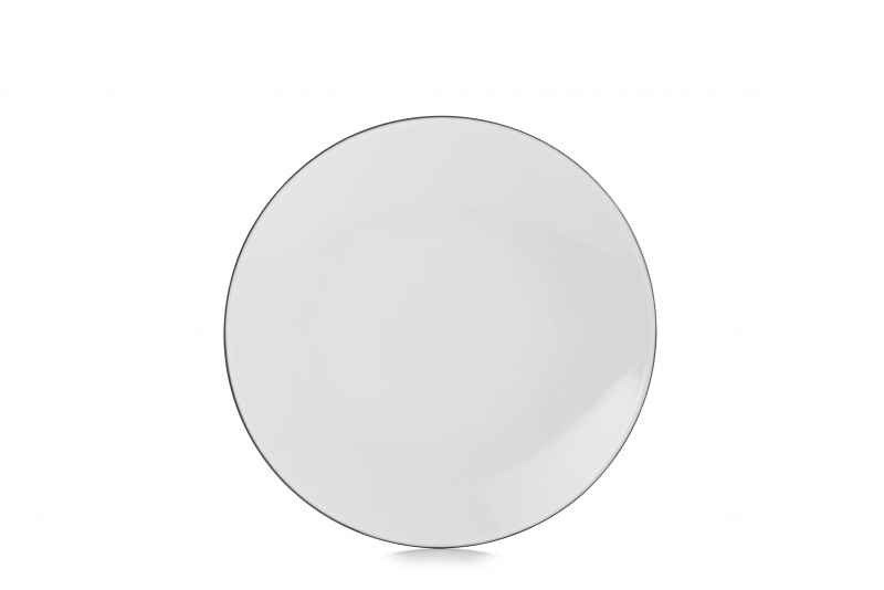 Preview: EQUINOXE FLACHER TELLER 24 cm Weiss Kumulus