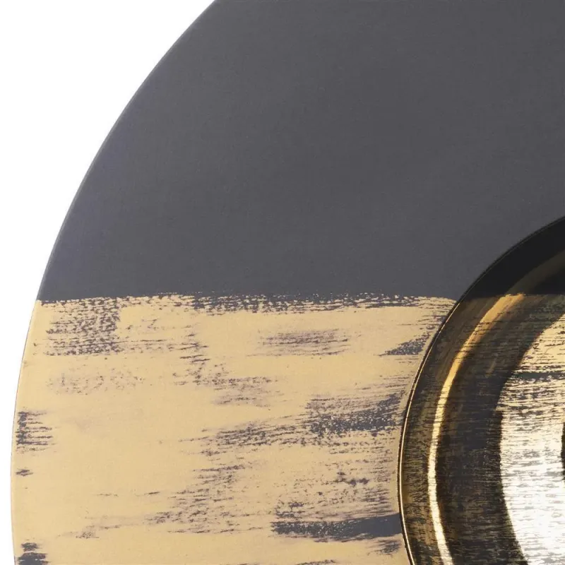 SPHERE KUGEL-TELLER Schwarz Real gold Tempo 2 Ø 30,5 cm