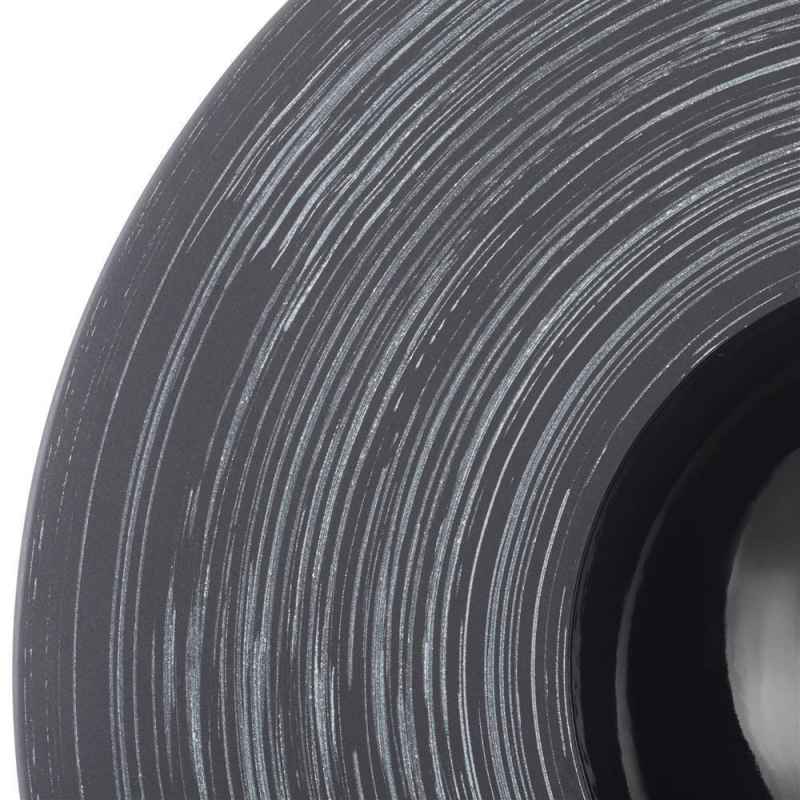 Preview: SPHERE KUGEL-TELLER Schwarz Silver Crescendo Ø 30,5 cm